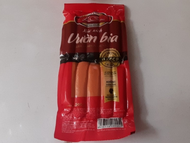 Xúc Xích Vườn Bia Lacusina / kg 20 cây 